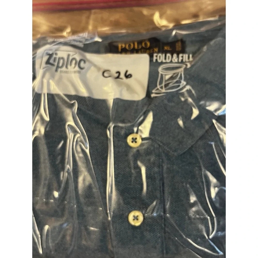 Polo Ralph Lauren Aqua Blue Long Sleeve Polo Shirt X-Large C26